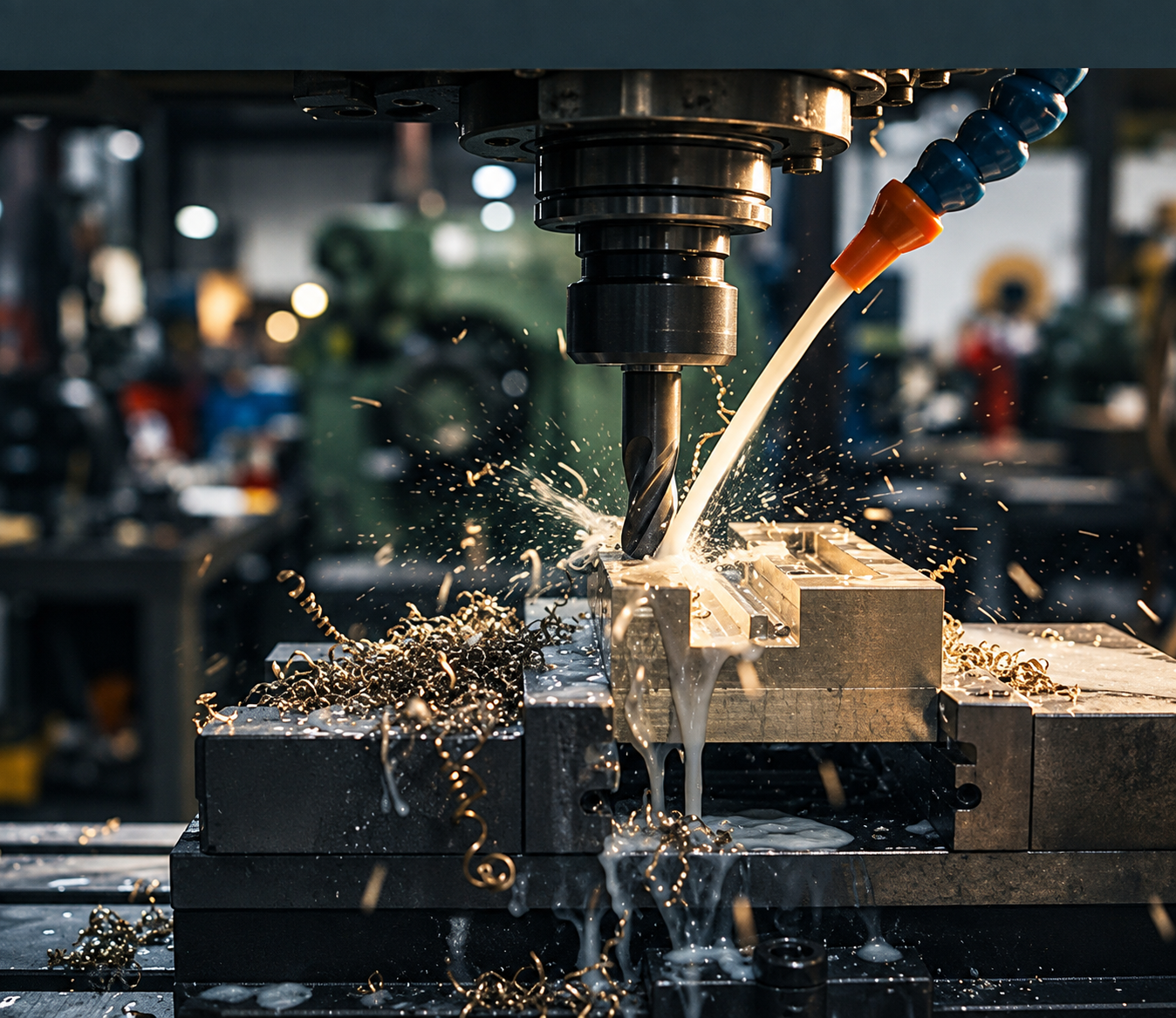Precision machining at the Mantis workshop